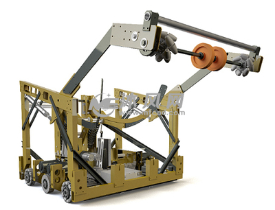 障礙物起(搬)運機器人設(shè)計 - solidworks機械設(shè)備模型下載 - 沐風(fēng)圖紙