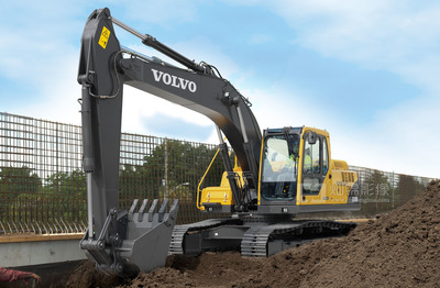 volvo 建筑機械攝影
